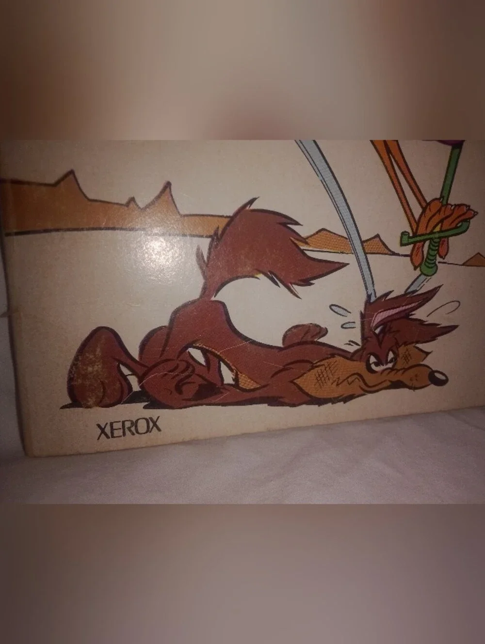 Vintage Road Runner Wile E Coyote Cartoon Book 1971 Child Kid Reading Toy